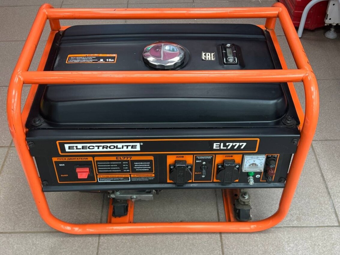 Генератор electrolite el 777 3.9 кВт